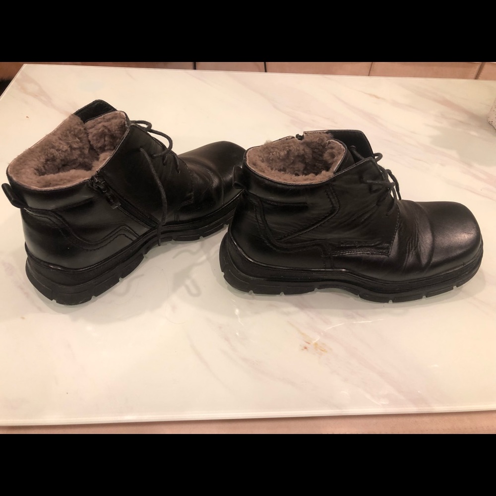 Italian Winter boots for man very warm size 10 New